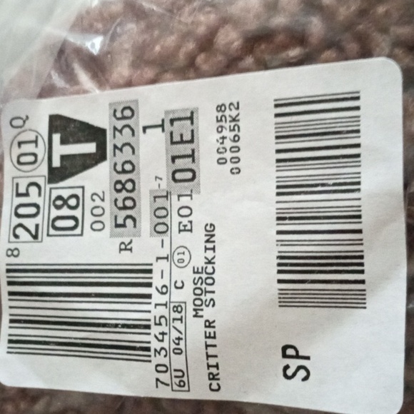 Moose Critter Stocking - Picture 4 of 4